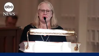 Amy Carter reads 75-year-old letter from her dad, Jimmy Carter, at tribute for Rosalynn Carter