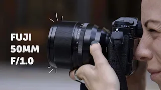 NEW Fujifilm 50mm f/1.0 Lens | The Bokeh Master