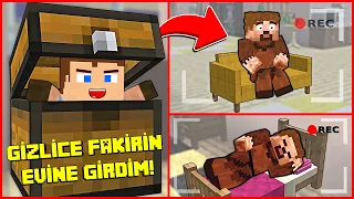 BEBEK HIRSIZ GECE GİZLİCE FAKİR'İN EVİNE KALDI! 😱 - Minecraft