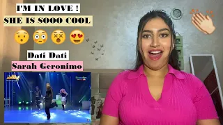 THEM MOVES THO ! Moroccan girl reacts to Sarah Geronimo Dati-Dati LIVE - First time REACTION