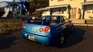 Nissan Skyline R34 GTR - The Crew Motorfest | Logitech G29