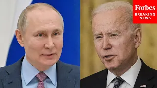 Biden Again Blames Putin's Invasion Of Russia For Inflation