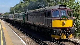 Class 33 + 419 MLV + 416 2EPB | 33025 + 9001 + 9002 + 5759 | West Coast Railways | Farnham 14/07/22