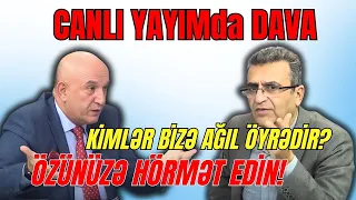 CANLI YAYIMda DAVA DÜŞDÜ: “Bir gədanın, alçağın…”