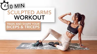 10 MIN SCULPTED ARMS | Kolları Sıkılaştırma & Güçlendirme Egzersizleri | Eylem Abaci