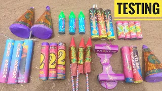 Different Types Of Fireworks Testing 2021 | Crackers Testing | Patakhe | Pataka | Diwali Patakha