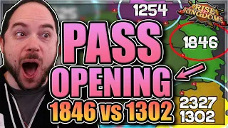 Pass Opening Battle [1846 vs 1302 + 2327] in Rise of Kingdoms
