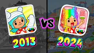 Toca Life World NEW vs OLD ❤️️ 2013 VS 2024 ❤️️ Naomi Toca