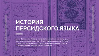 История персидского языка  -  Е.Е. Арманд