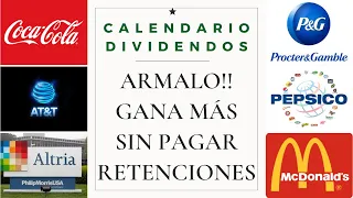 ¿Cómo ganar DIVIDENDOS todos los meses?