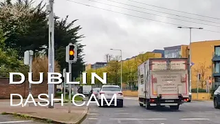 Dublin, Ireland. Driving from Merrion Strand to Sandyford.