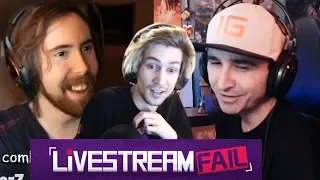 xQc Reacts to LivestreamFails | xQcOW