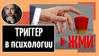 ТРИГГЕР — что это такое в ПСИХОЛОГИИ, ПРИМЕРЫ, как ЭТО РАБОТАЕТ на ПРАКТИКЕ