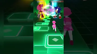 AMY Sonic The Hedgehog 2 ( Tiles Hop ) Edm Rush Shorts