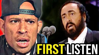 Rapper FIRST time REACTION to Luciano Pavarotti sings "Nessun dorma" (The 3 Tenors in Concert 1994)