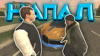 😱 НУБ НАПАЛ НА ПОДПИСЧИКА, НО Я ЕГО ЧУДОМ СПАС.. GTA SA BLACK RUSSIA #shorts