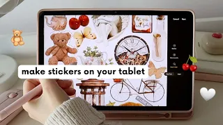 How to make STICKERS on Your Samsung Tablet 🤍 How to Add Stickers ✏️ Samsung Notes  App Tutorial