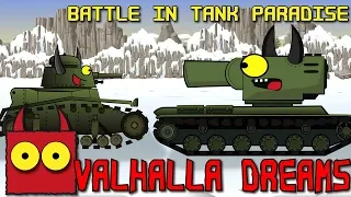 Cartoon about tanks "Valhalla Dreams or all Tanks go to Paradise"