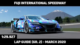 Gran Turismo Sport - Daily Race Lap Guide - Fuji International Speedway - Honda RAYBRIG NSX Gr. 2