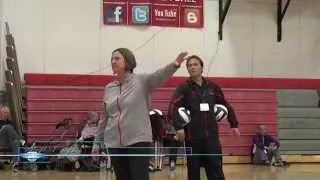 4-on-4 Kamikaze volleyball drill with Beth Launiere
