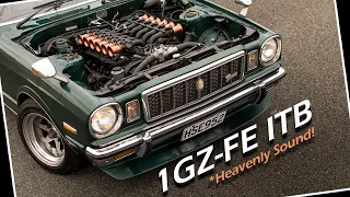 1GZ-FE ITB Toyota Corona Mark II '79 MX41 *HEAVENLY INDUCTION SOUND | The Engine Simulator - ATG