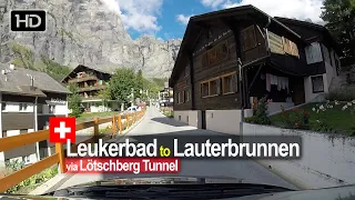 Leukerbad to Lauterbrunnen - Scenic Drive Switzerland!