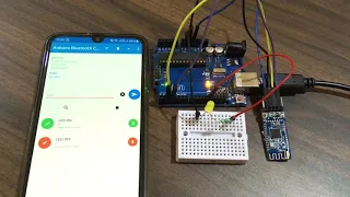 How to Use HM-10 BLE Module with Arduino to Control an LED using Android App