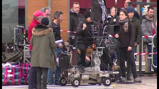 Clermont-Ferrand : dans les coulisses du tournage d'un film place de Jaude