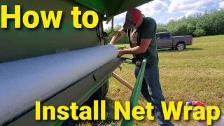 How To Install Net Wrap In A 568 John Deere Baler