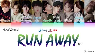 [How Would] Stray Kids (OT9) Sing "Run Away" by TXT colorcodedlyrics l Han l Rom l Eng l