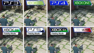 Grand Theft Auto V | Xbox 360 - One - Series - PS3 - PS4 - PS5 - PC | All Versions Comparison
