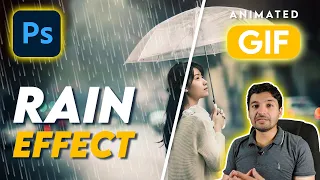 Create Animated Rain Effect Photoshop - Class 41 - Urdu Hindi