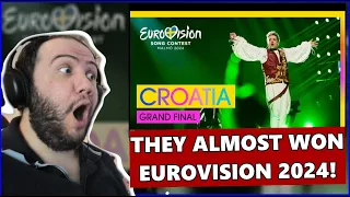 Baby Lasagna - Rim Tim Tagi Dim (LIVE) Croatia 🇭🇷 Grand Final | Eurovision 2024 TEACHER PAUL REACTS