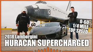 SUPERCHARGED 2018 Lamborghini Huracan | 0-60, 1/4 mile, TOP SPEED | Pulse Rally Testing