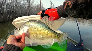 Catch that Crappie with out live Scope   -    Winter crappie fishing