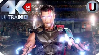 Thor: Ragnarok - Thor vs Hulk - Fight Scene - MOVIE CLIP (4K HD)