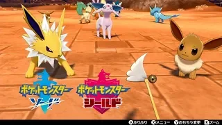 【ポケモン剣盾】ブイズのポケモンキャンプ【ポケモンソードシールド】