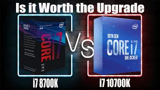 i7 8700K vs. i7 10700K + RTX 3080