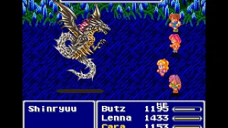 Final Fantasy V (SNES) Omega - Shinryu - Gil Turtle (OPTIONAL BOSSES)