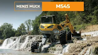 M545 - шагающий экскаватор-паук от Menzi Muck