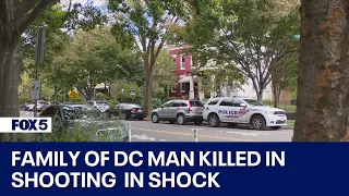 Family of DC man killed in double shooting left in shock