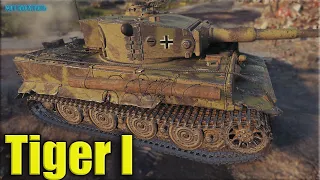 Tiger I доминирует ВНИЗУ СПИСКА ✅ World of Tanks лучший бой 1.10.0