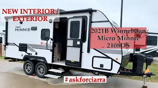 2021B Winnebago Micro Minnie 2108DS - New Interior & Exterior Updates!