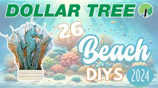 🐬 Crafty Beach 2024: 26 Coastal Dollar Tree DIYS & Hacks! Shore Living