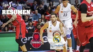 Tecnyconta Zaragoza - Real Madrid (70-85) RESUMEN // Jornada 32 Liga Endesa