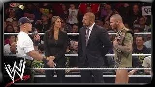 The Authority announces the WWE Championship Unification Match: Raw, November 25, 2013