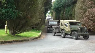 The Scottish Military Vehicle Group arrives.