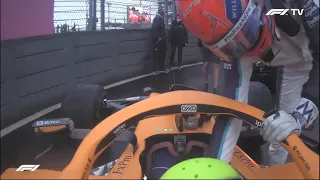 Lando Norris Onboard Post Race Parc Ferme | Russian GP 2021