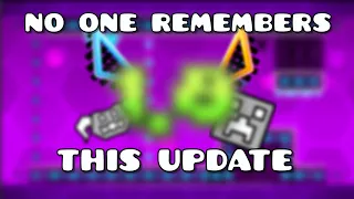 The Geometry Dash Update NO ONE Remembers...