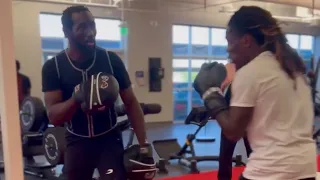 Terence Crawford TEACHING Elite Boxing TECHNIQUES to a future young Champ